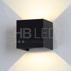 Aplique Tortuga Pared Exterior Luz Led Moderna Bidireccional