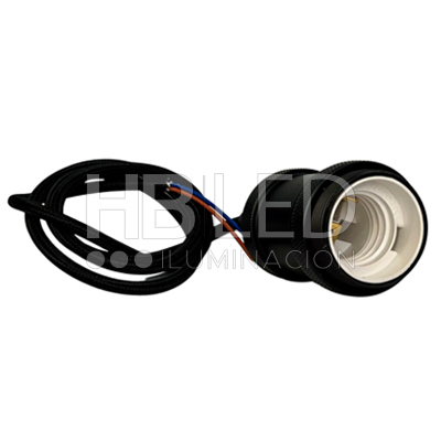 Soquete E-27 Retro Negro/ Blanco Vintage (SKU:11614-11616) https://www.hbled.cl/wp-content/uploads/2024/10/11614-3.jpg