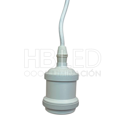 Soquete E-27 Retro Negro/ Blanco Vintage (SKU:11614-11616) https://www.hbled.cl/wp-content/uploads/2024/10/11616-3.jpg