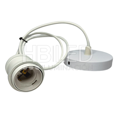 Soquete E-27 Retro Negro/ Blanco Vintage (SKU:11614-11616) https://www.hbled.cl/wp-content/uploads/2024/10/11616-5.jpg