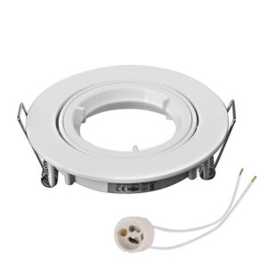 Foco LED Embutido Basculante Porta GU10 (SKU:11889 - 11890)