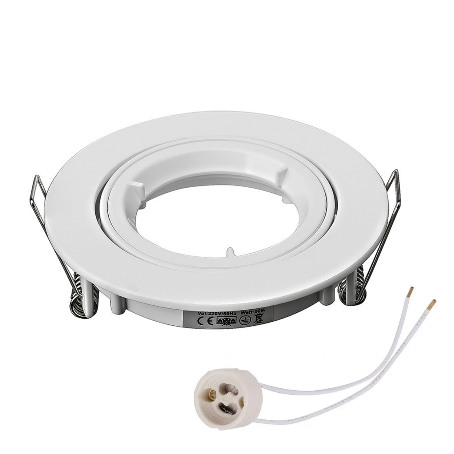 Foco LED Embutido Basculante Porta GU10 (SKU:11889 – 11890) https://www.hbled.cl/wp-content/uploads/2024/10/11889-1.jpg