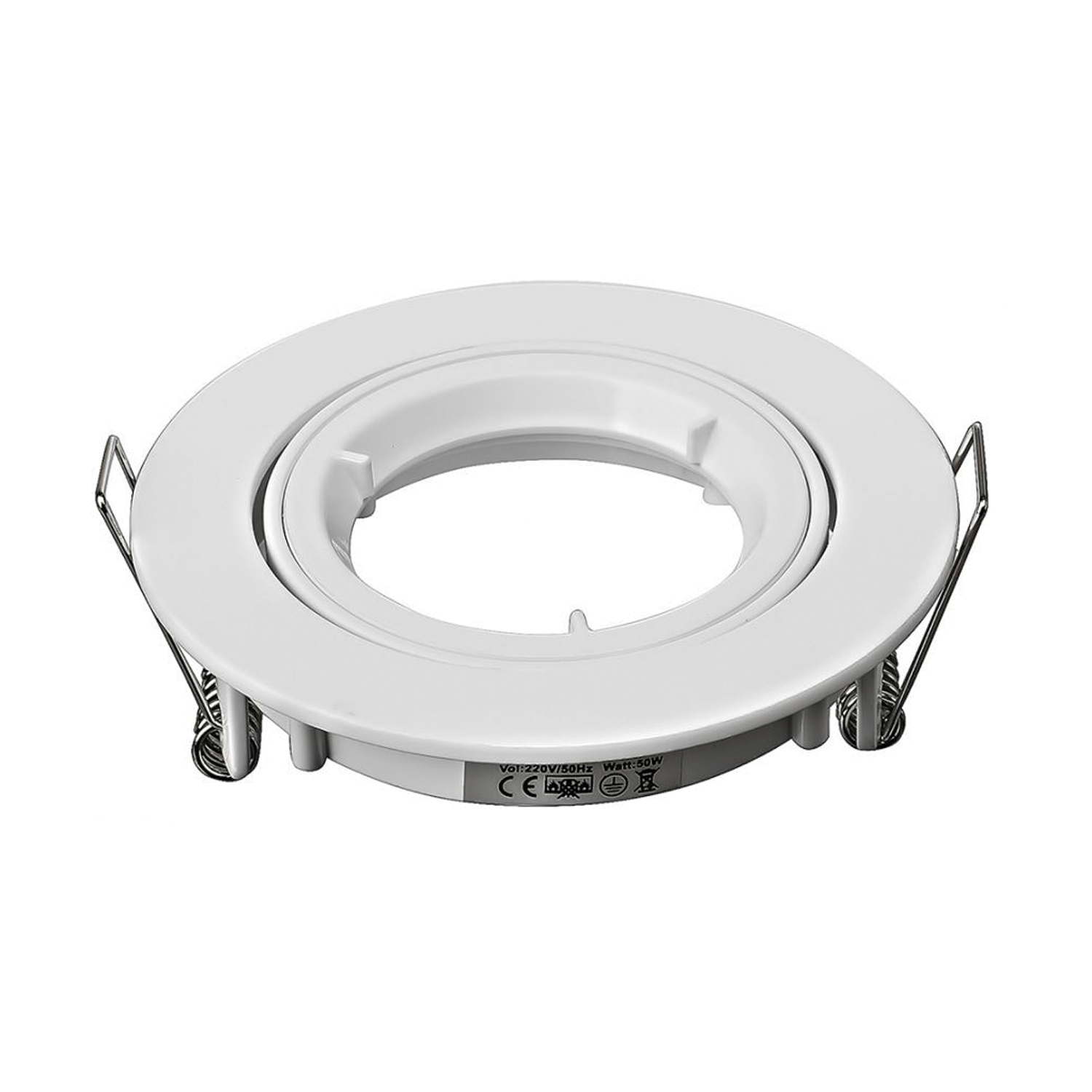 Foco LED Embutido Basculante Porta GU10 (SKU:11889 – 11890) https://www.hbled.cl/wp-content/uploads/2024/10/11889-2.jpg