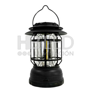 Lámpara Portátil de Camping Recarga Solar/ USB Multicolor (SKU:12024)
