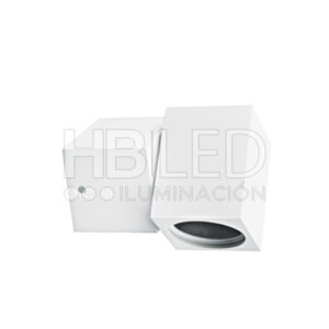 Foco Duplo Orientable GU-10 Blanco (SKU:3002337)