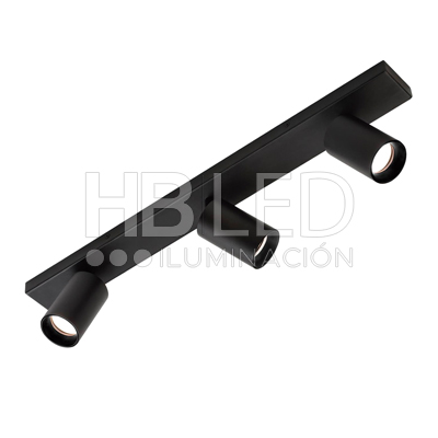 Foco Spotlight Negro 3x Con Ampolleta 5,5W GU-10 M (SKU:3002436PGC-3002436PGF) https://www.hbled.cl/wp-content/uploads/2024/10/3002436-6091218-1.jpg