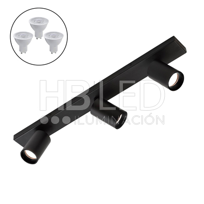 Foco Spotlight Negro 3x Con Ampolleta 5,5W GU-10 M (SKU:3002436PGC-3002436PGF) https://www.hbled.cl/wp-content/uploads/2024/10/3002436PGC-3002436PGF-1.jpg
