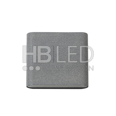 Apliqué LED de Pared Cuadrado Gris 2*5W Luz Cálida (SKU:34497) https://www.hbled.cl/wp-content/uploads/2024/10/34497-1.jpg
