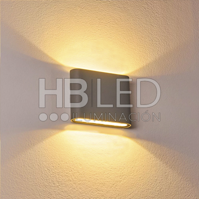 Apliqué LED de Pared Cuadrado Gris 2*5W Luz Cálida (SKU:34497) https://www.hbled.cl/wp-content/uploads/2024/10/34497-3.jpg