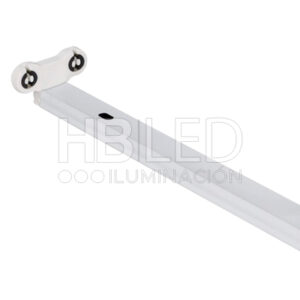Base Doble Para Tubo LED 120cm (SKU:34513)