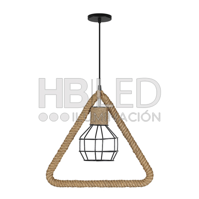 Lámpara Colgante Estilo Rústico Triangular E-27 (SKU:35594) https://www.hbled.cl/wp-content/uploads/2024/10/35594.jpg
