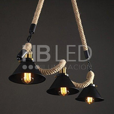 Lámpara Colgante Cáñamo Con Cadena Tres Luces E-27 (SKU:35675) https://www.hbled.cl/wp-content/uploads/2024/10/35675-5.jpeg