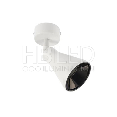 Foco Decorativo Para Techo Porta 1*GU10 Blanco (SKU:35726) https://www.hbled.cl/wp-content/uploads/2024/10/35726-1-1.jpg