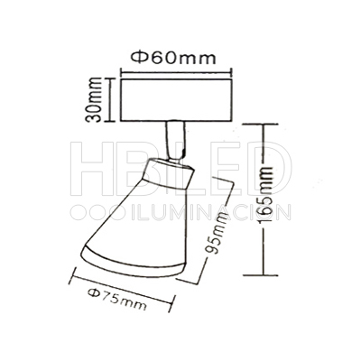 Foco Decorativo Para Techo Porta 1*GU10 Blanco (SKU:35726) https://www.hbled.cl/wp-content/uploads/2024/10/35726-2-1.jpg