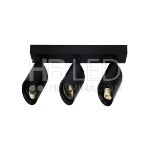 Foco Spotlight Sobrepuesto Cielo O Muro 3*GU-10 (SKU:35732-35725)