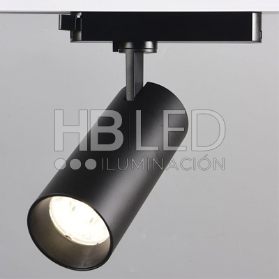 Foco Decorativo Riel 40° Monofásico 18W Negro (SKU:35763-35764) https://www.hbled.cl/wp-content/uploads/2024/10/35766-35763-35764-2.jpg