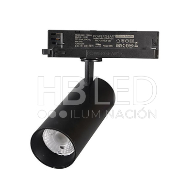 Foco Decorativo Riel 40° Trifásico 30W Neutro (SKU:35769-35770) https://www.hbled.cl/wp-content/uploads/2024/10/35769-1-1.jpg