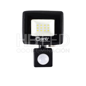 Foco Proyector De Área LED Light Thin Con Sensor 10W (SKU:35818-35819)