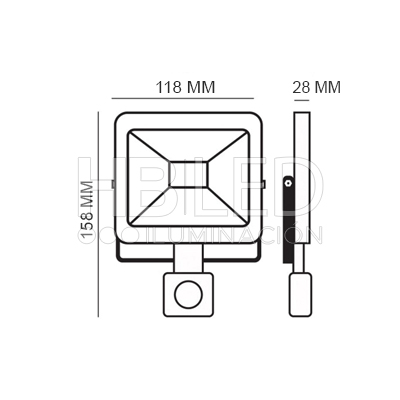 Foco Proyector De Area LED Light Thin Con Sensor 20W (SKU:35820-35821) https://www.hbled.cl/wp-content/uploads/2024/10/35820-35821-4.jpg