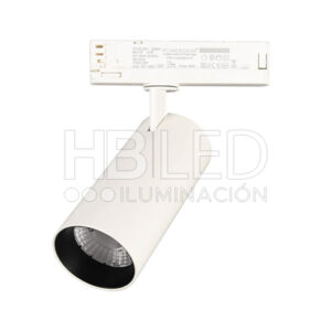 Foco Decorativo Riel 40° Trifásico 30W Cálido Blanco (SKU:35854)