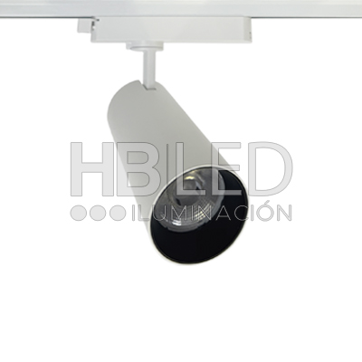 Foco LED Decorativo Riel Monofásico 18W Blanco (SKU:36070-36071) https://www.hbled.cl/wp-content/uploads/2024/10/36070-36071-2.jpg