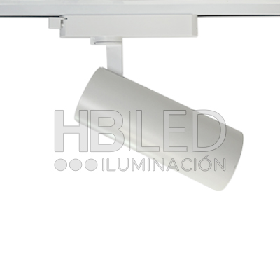 Foco LED Decorativo Riel Monofásico 18W Blanco (SKU:36070-36071) https://www.hbled.cl/wp-content/uploads/2024/10/36070-36071-4.jpg
