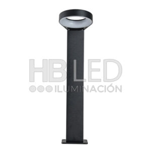 Apliqué Piso LED Exterior 60cm Negro 7W Cálido (SKU:36078)
