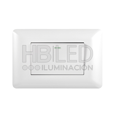 Pack 10 Interruptor Simple 9/12 10A 250V Blanco (SKU:36085-10) https://www.hbled.cl/wp-content/uploads/2024/10/36085-1.jpg