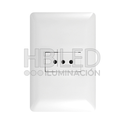 Pack 5 Tomacorriente Simple 10A 250V Blanco (SKU:36090-5) https://www.hbled.cl/wp-content/uploads/2024/10/36090-2.jpg