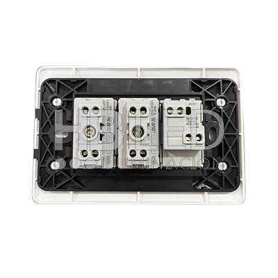 Pack 10 Tomacorriente Doble 10A 250V + Interruptor Simple 9/12 10A 250V Blanco (SKU:36095-10) https://www.hbled.cl/wp-content/uploads/2024/10/36095-sello-1.jpg