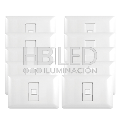 Pack 10 Toma RJ45 Red Internet Blanco (SKU:36103-10) https://www.hbled.cl/wp-content/uploads/2024/10/36103-pack10.jpg