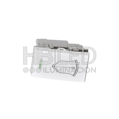 Pack 10 Módulo Interruptor Pulsador 10A 250V Diseño Campana Blanco (SKU:36105-10) https://www.hbled.cl/wp-content/uploads/2024/10/36105-2.jpg