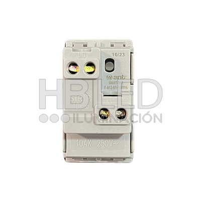 Pack 10 Módulo Interruptor 9/12 10A 250V Blanco (SKU:36106-10) https://www.hbled.cl/wp-content/uploads/2024/10/36106-sello-1.jpg