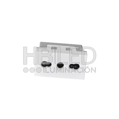 Pack 10 Módulo Tomacorriente 10/16A 250V Blanco (SKU:36109-10) https://www.hbled.cl/wp-content/uploads/2024/10/36109-2.jpg