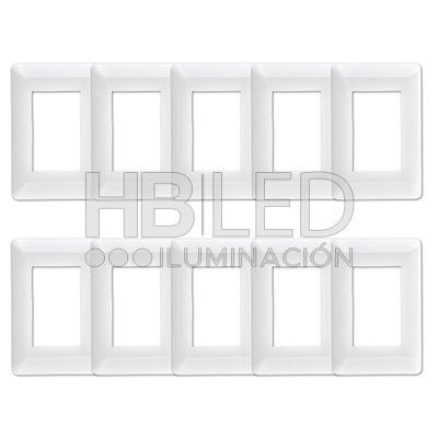 Pack 10 Placa Triple Con Soporte Blanco (SKU:36113-10) https://www.hbled.cl/wp-content/uploads/2024/10/36113-pack10.jpg