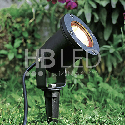 Foco Estaca Exterior Porta GU-10 Negro (SKU:36140) https://www.hbled.cl/wp-content/uploads/2024/10/36140-sello-4.jpg