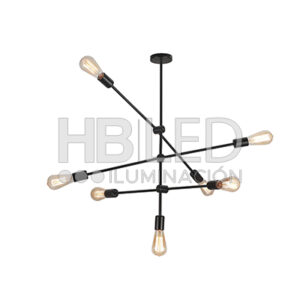 Lámpara Colgante 7xE-27 Diseño Orbit (SKU:36148)