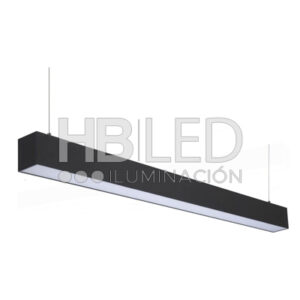 Luminaria Colgante Lineal ECO 40W Negro 120cm (SKU:36414-36173)