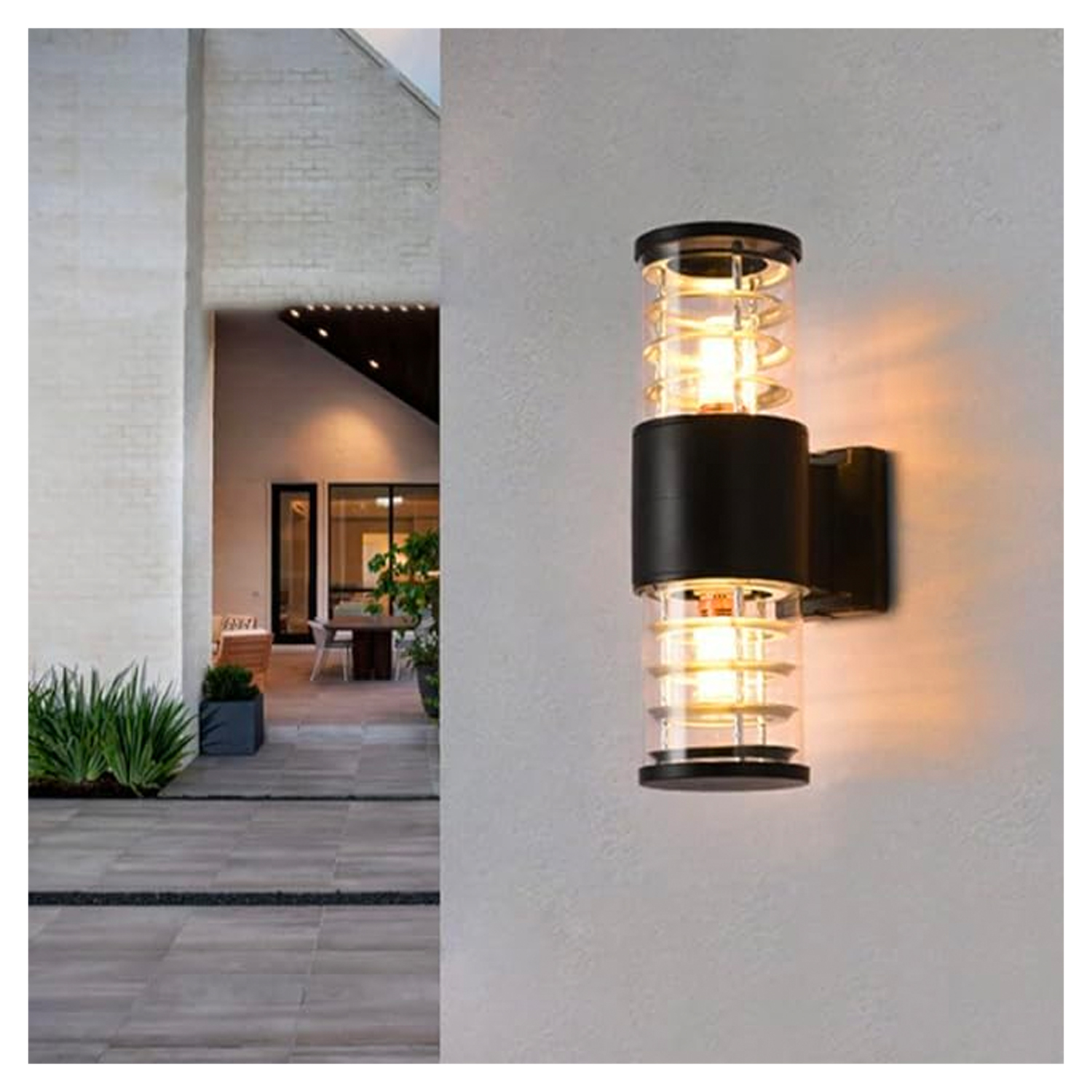 Aplique Espiral Doble Porta E-27 Negro Incluye Ampolleta (SKU:36198-C-36198-F) https://www.hbled.cl/wp-content/uploads/2024/10/36198-6.jpg