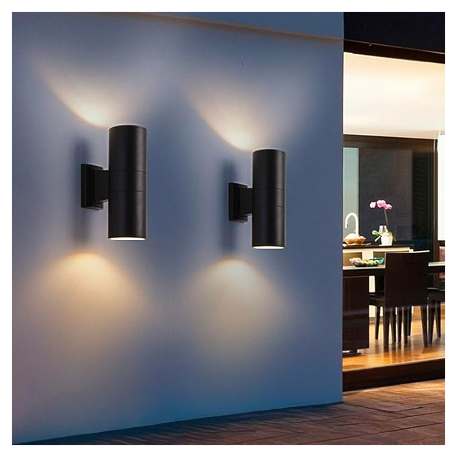 Aplique LED Doble Pro Porta E-27 Negro Incluye Ampolletas https://www.hbled.cl/wp-content/uploads/2024/10/36207-3.jpg
