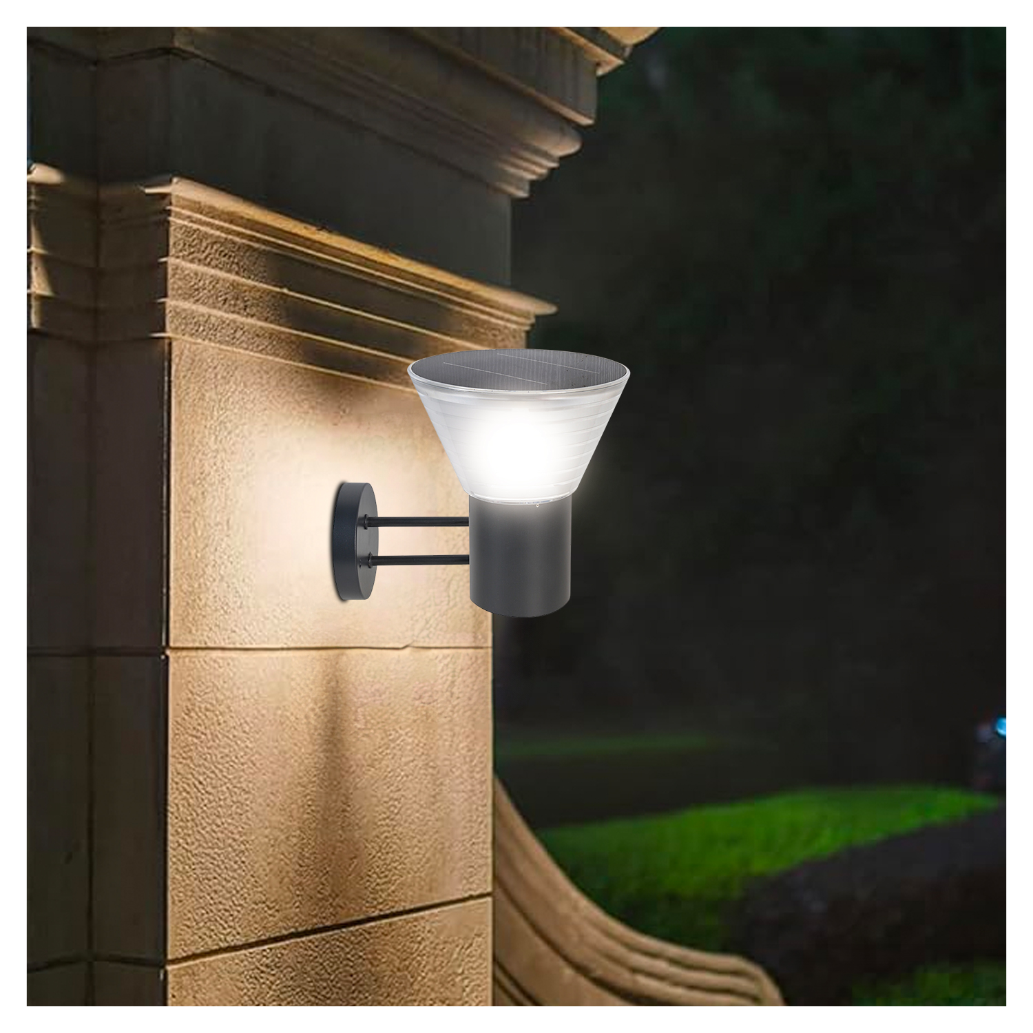 Apliqué LED Carga Solar Diseño Cono 5W Control Remoto (SKU:36210) https://www.hbled.cl/wp-content/uploads/2024/10/36210-3.jpg