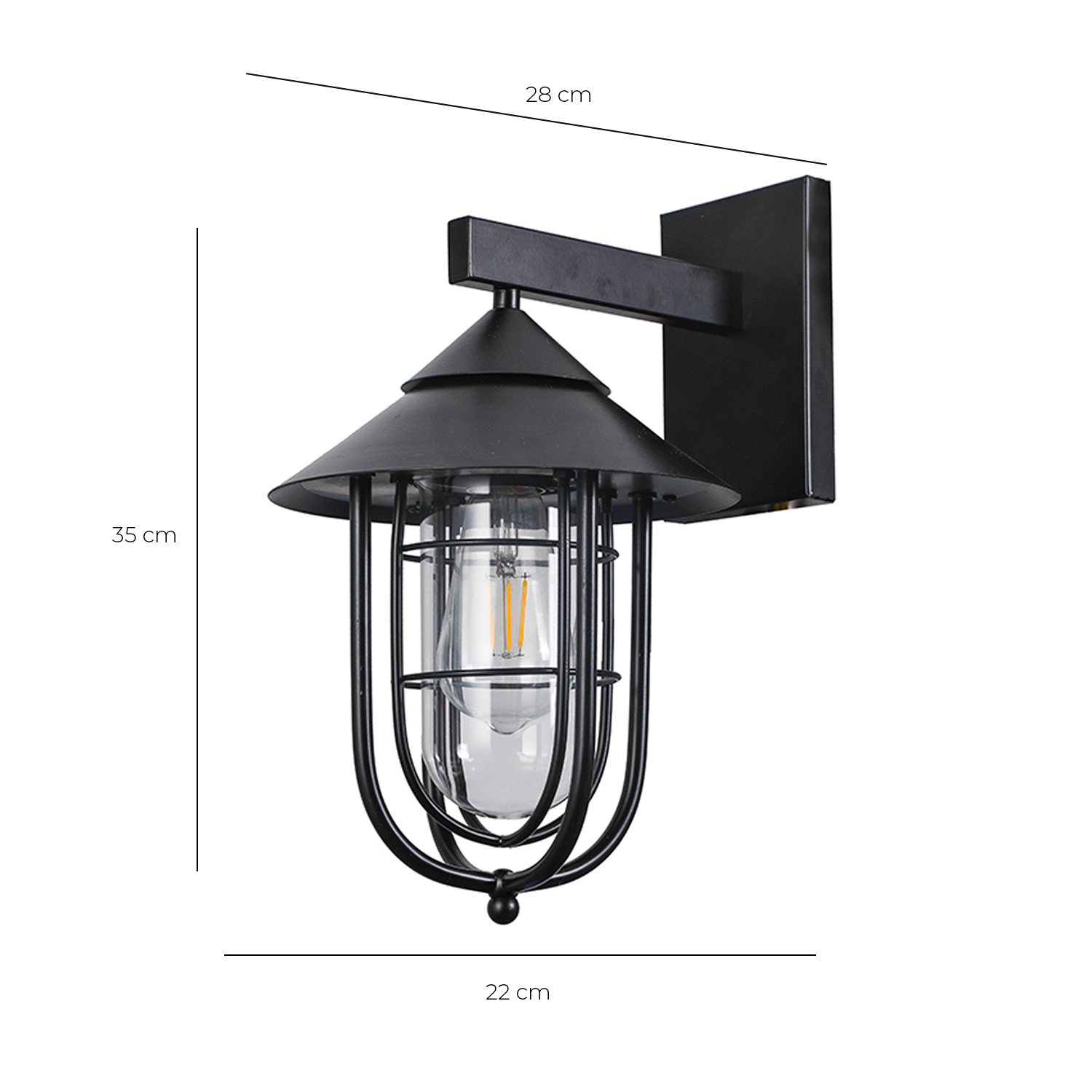 Apliqué Farol Moderno Porta E-27 Negro Incluye Ampolleta (SKU:36229-C) https://www.hbled.cl/wp-content/uploads/2024/10/36229-8.jpg