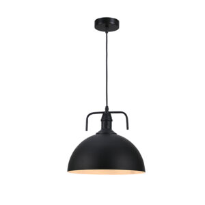 Lámpara LED Industrial Nórdica Negra Incluye Ampolleta