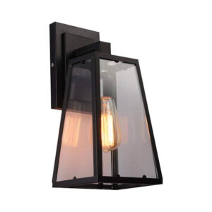 Apliqué Farol Geométrico Black Porta E-27 Incluye Ampolleta (SKU:36235-C)