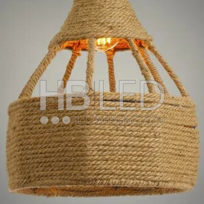 Lámpara Colgante Cáñamo Diseño Gota E-27 (SKU:36256) https://www.hbled.cl/wp-content/uploads/2024/10/36256-4.jpg