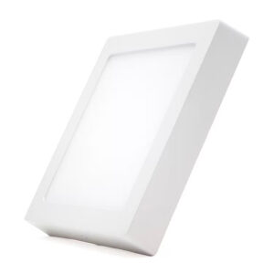 Panel Cuadrado LED ECO Sobrepuesto Blanco 6W (SKU:36286-36287-36288)