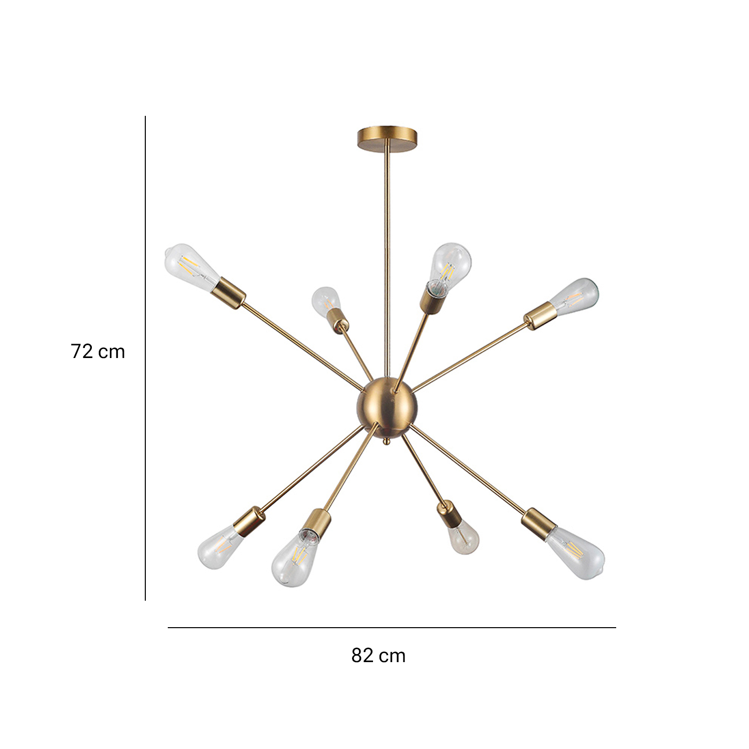 Lámpara Colgante Sputnik Oro 8 luces Incluye Ampolletas (SKU:74180004) https://www.hbled.cl/wp-content/uploads/2024/10/36323-C.jpg