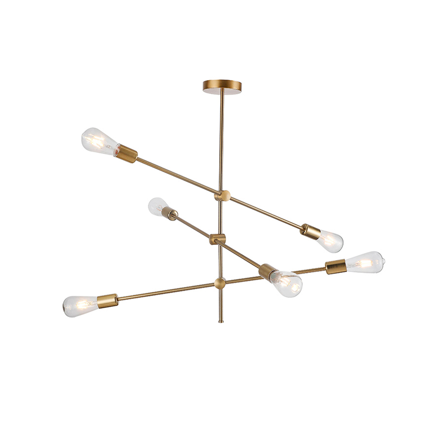 Lámpara Colgante de 6 Luces Porta E-27 Dorado Incluye Ampolletas (SKU:36324-C) https://www.hbled.cl/wp-content/uploads/2024/10/36324-11.jpg