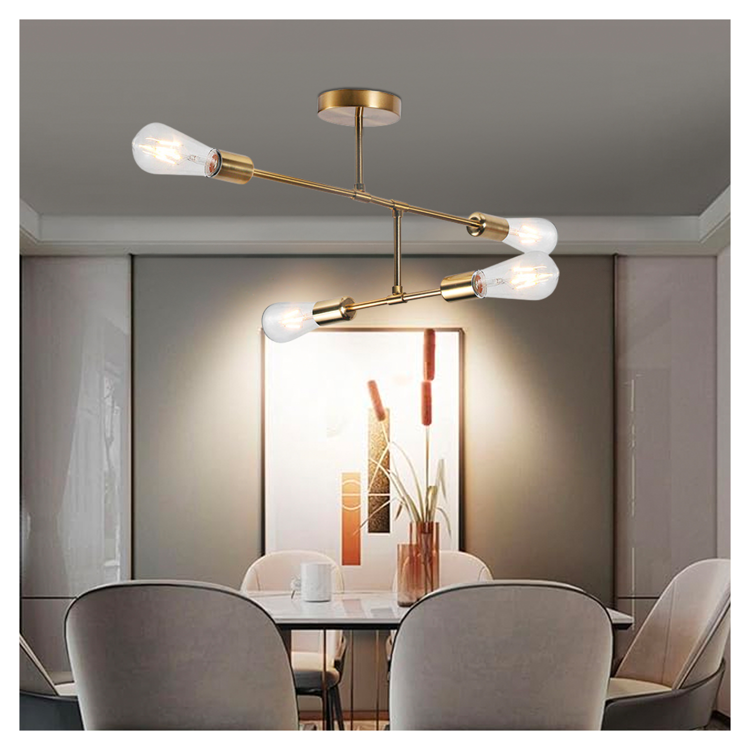 Lámpara Colgante de 4 Luces Porta E-27 Dorado Incluye Ampolletas (SKU:74160004) https://www.hbled.cl/wp-content/uploads/2024/10/36325-4.jpg