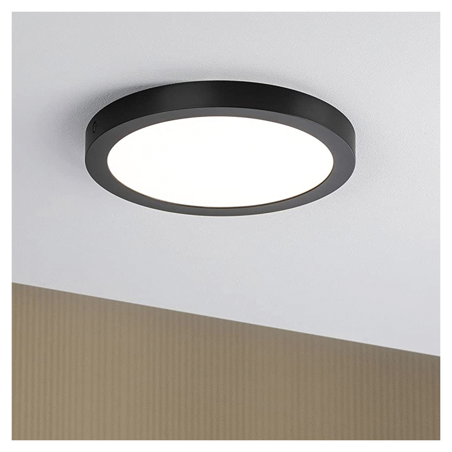 Panel Redondo LED ECO Sobrepuesto Negro 24W Cálido (SKU:36327) https://www.hbled.cl/wp-content/uploads/2024/10/36327-4.jpg